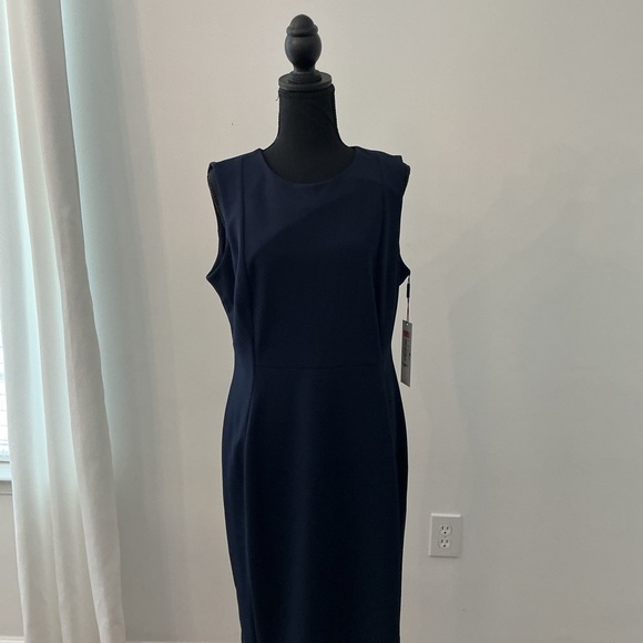 Calvin Klein Navy Midi Dress - Picture 1 of 5